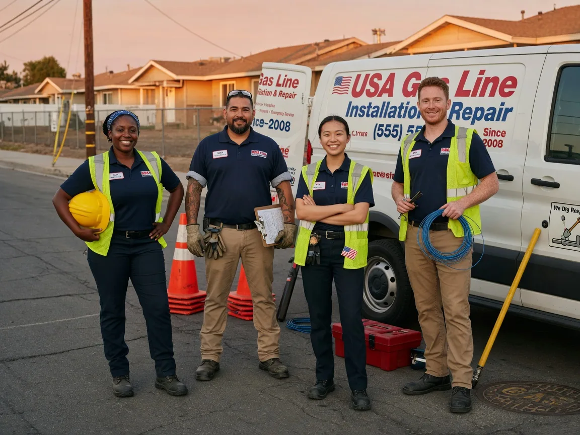 Gas Line Installation company in Burgoon, OH